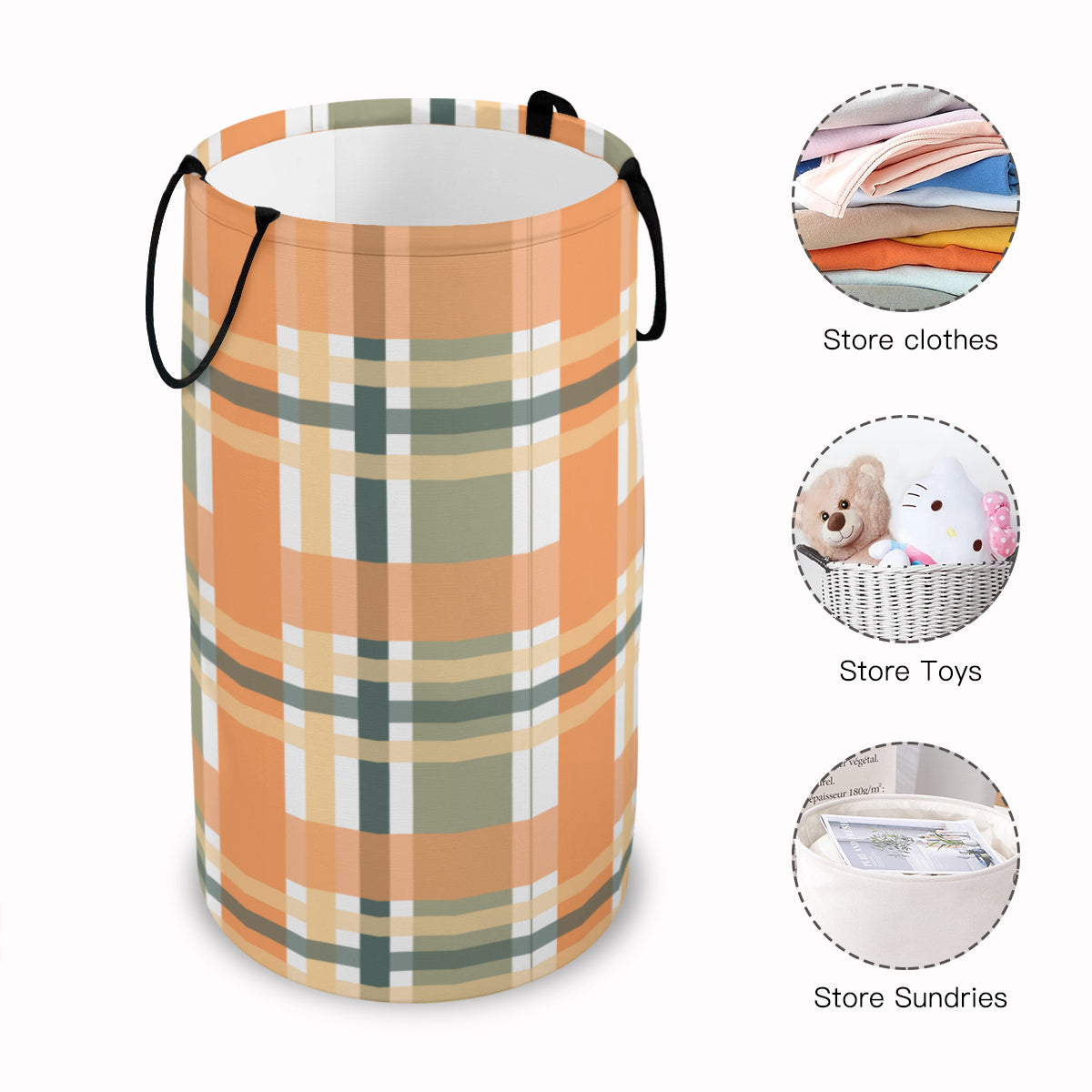 Plaid Fun Foldable laundry Basket - Kim’s Signature Beauty & Accessories    (Store description)