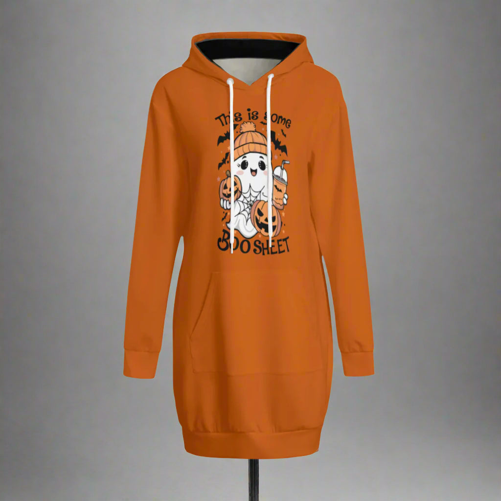 This Ain't No Boo Sheet Halloween Hoodie Dress - Kim’s Signature Beauty & Accessories    