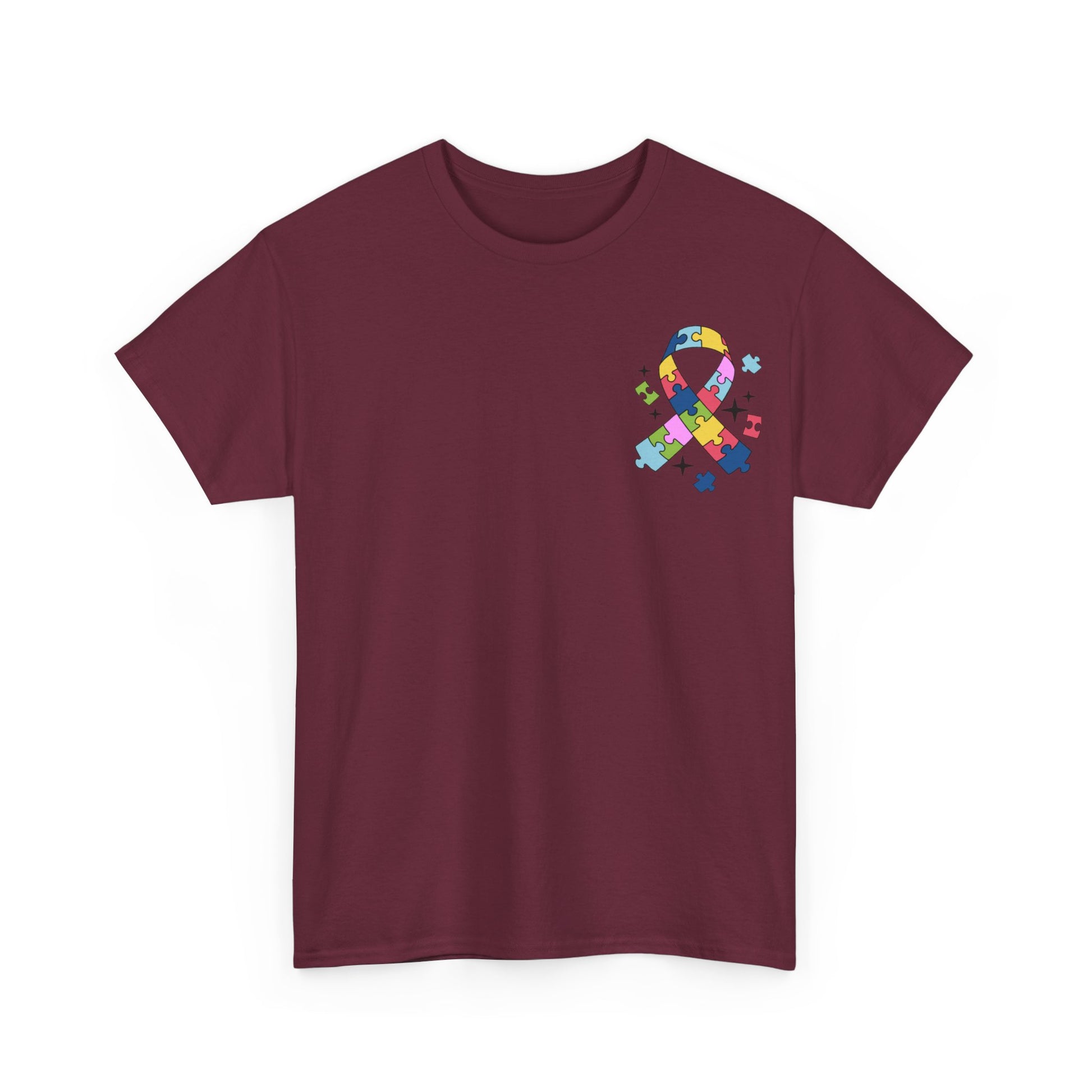 Proud mom of Autism Tee (FRONT & BACK PRINT) - Kim’s Signature Beauty & Accessories    (Store description)