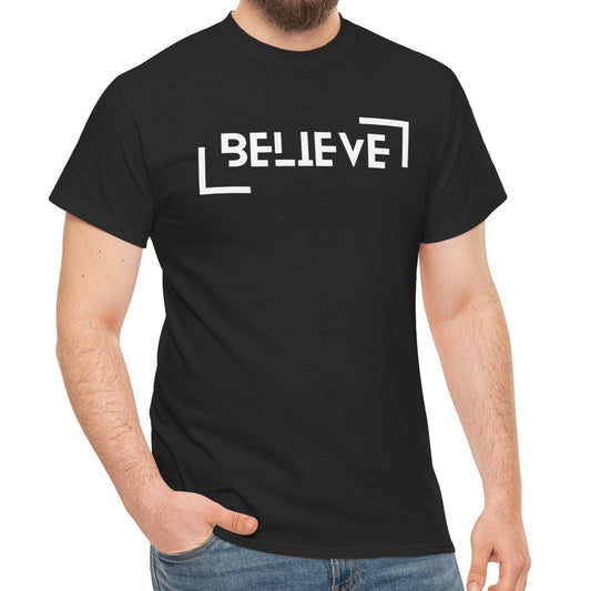 Believe Cotton Tee - Kim’s Signature Beauty & Accessories    (Store description)