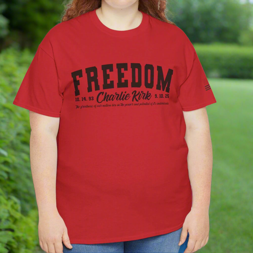 Freedom USA | Stylish Casual Wear, Comfortable Big Sizes, Unisex Cotton Tee - Kim’s Signature Beauty & Accessories    