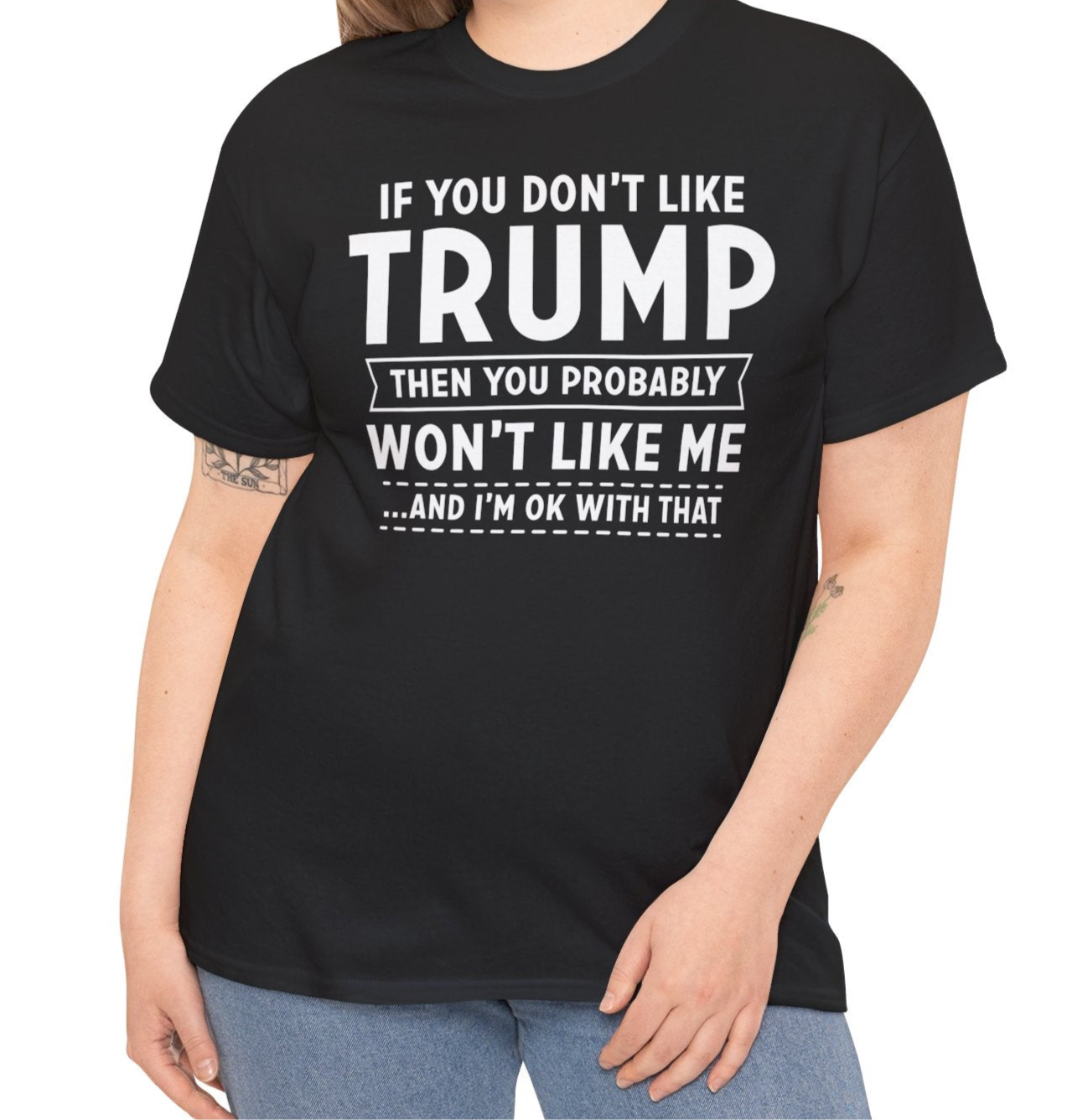 If you don't like Trump, I'm OK | Tee - Kim’s Signature Beauty & Accessories    (Store description)