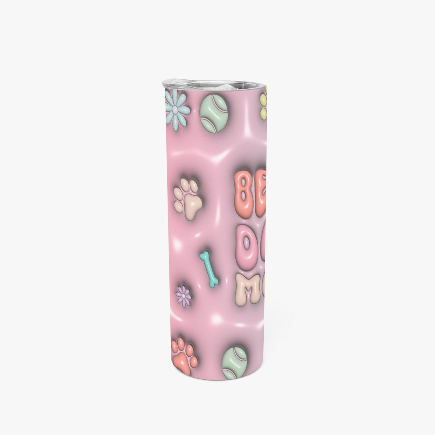 Best Dog Mom 3D Straight Skinny Tumbler - Kim’s Signature Beauty & Accessories    (Store description)