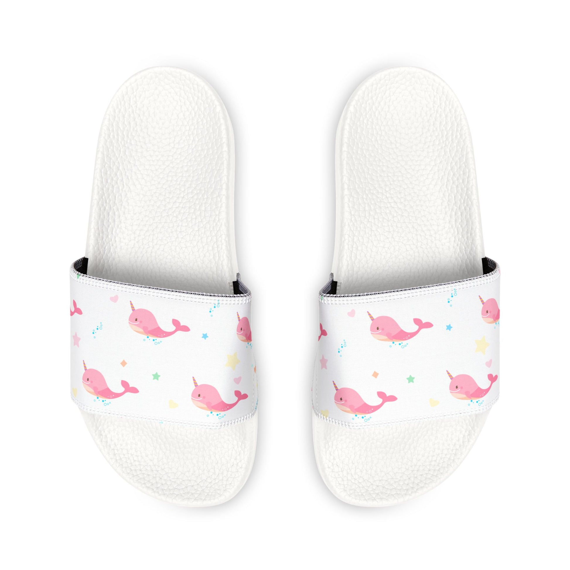 Youth Whale Print Removable-Strap Sandals - Fun Summer Footwear for Kids - Kim’s Signature Beauty & Accessories    (Store description)