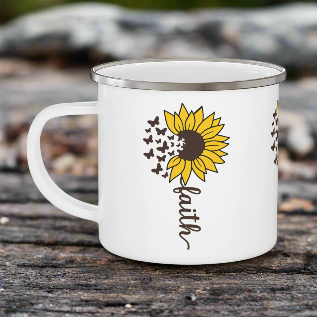 Faith Floral Camping Mug - Kim’s Signature Beauty & Accessories    (Store description)