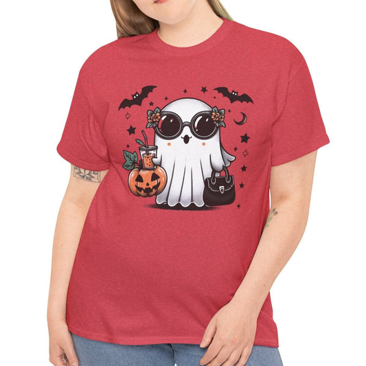 Trick-or-Treat Ghost Tee - Kim’s Signature Beauty & Accessories    