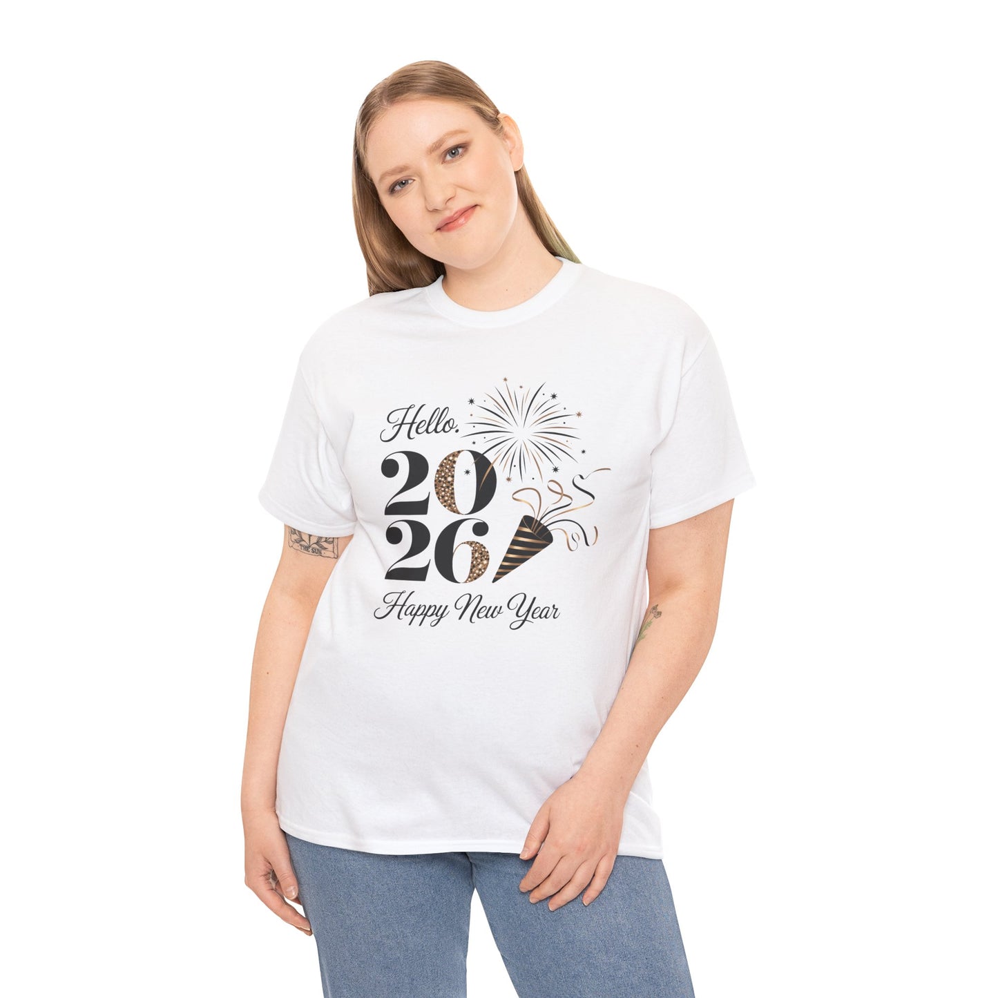 New Year Celebration Tee - 2026 Happy New Year T-Shirt - Kim’s Signature Beauty & Accessories    