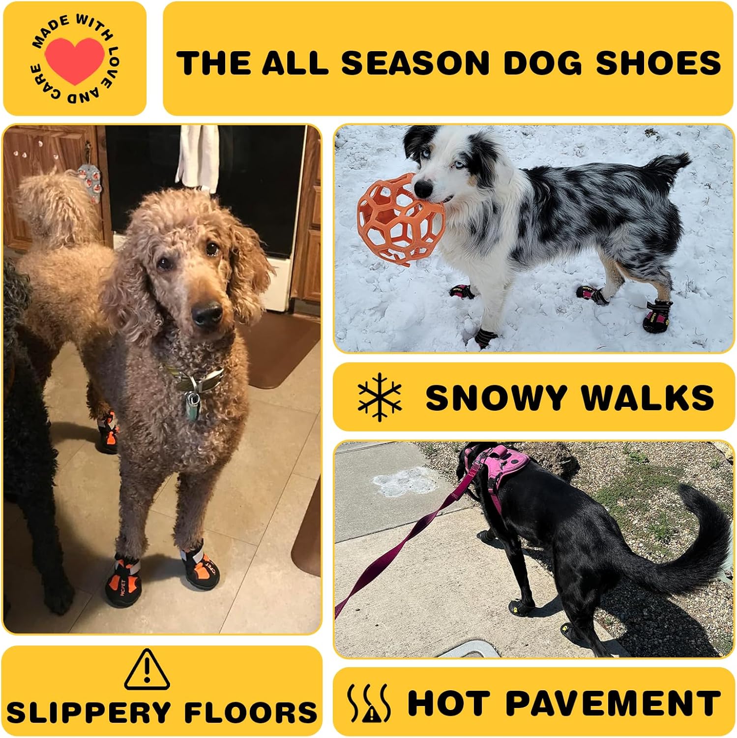 Waterproof Reflective Dog Boots - Kim’s Signature Beauty & Accessories    (Store description)