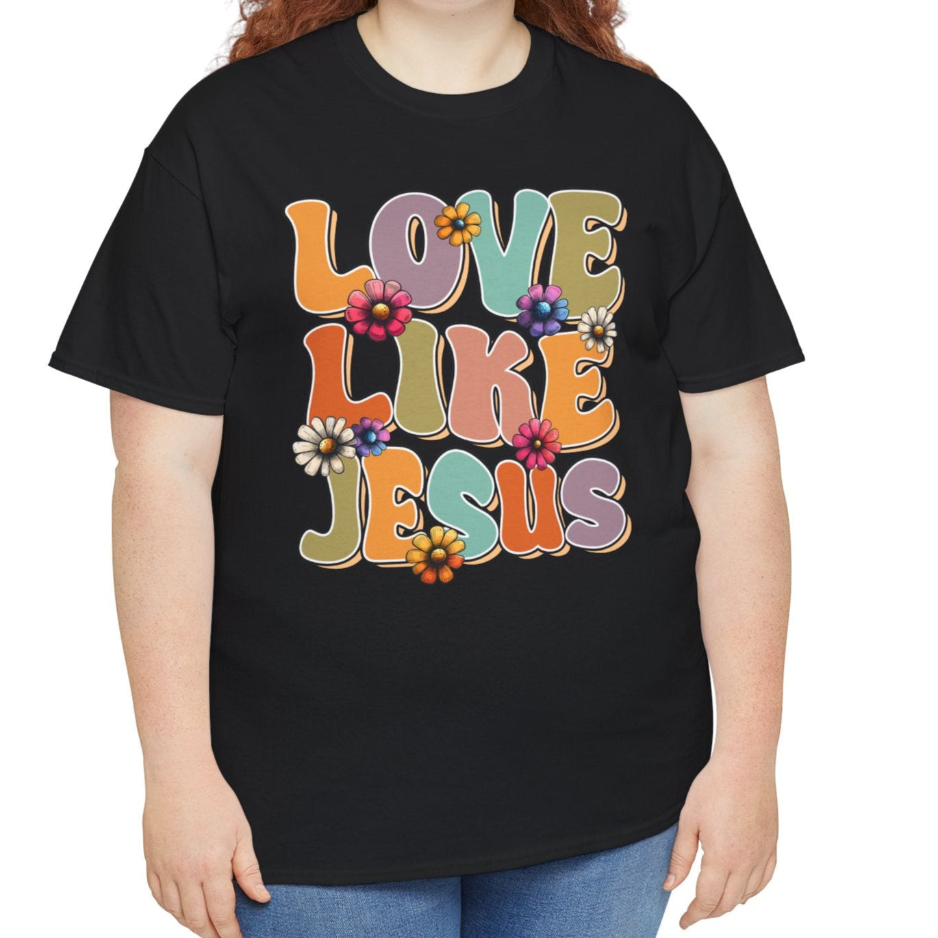 Love Like Jesus Cotton Tee - Kim’s Signature Beauty & Accessories    (Store description)