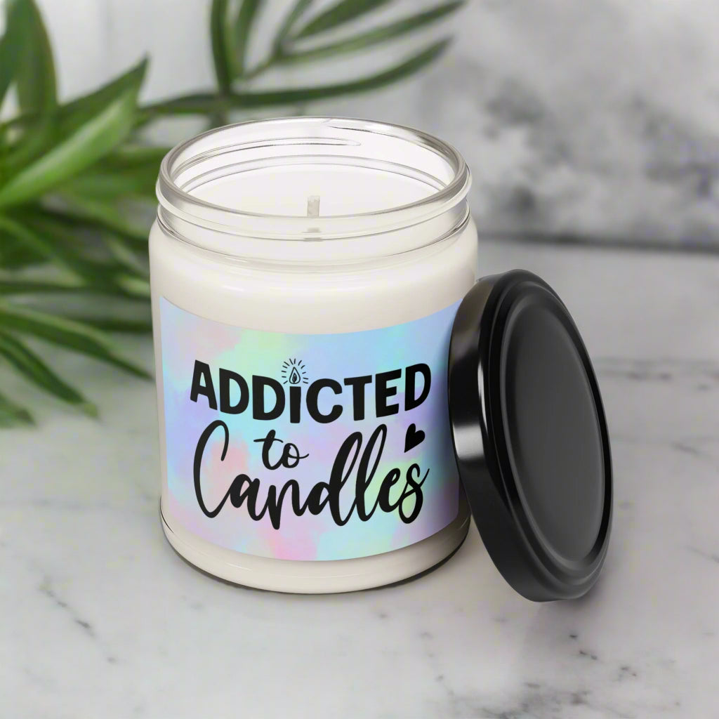Addicted to Candles Scented Soy Candle, 9oz - Kim’s Signature Beauty & Accessories    (Store description)