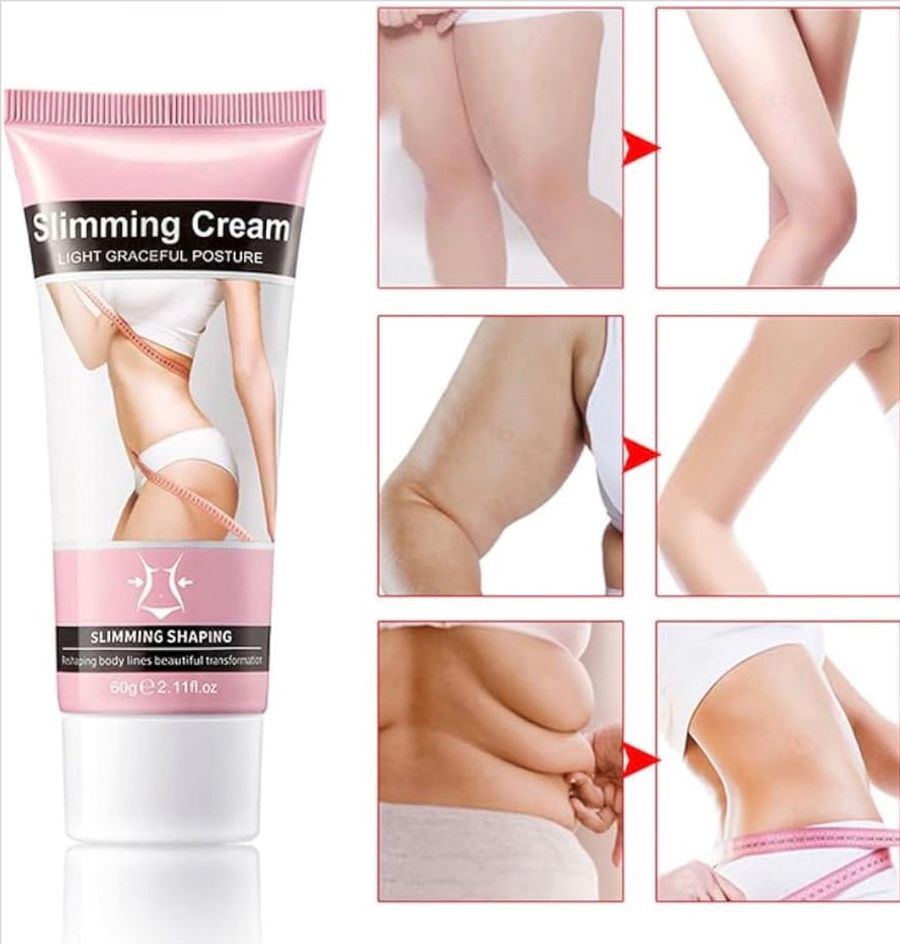 Magic Slimming Cream Weight Loss Cellulite Treatment for Belly Buttocks Arms and Thighs