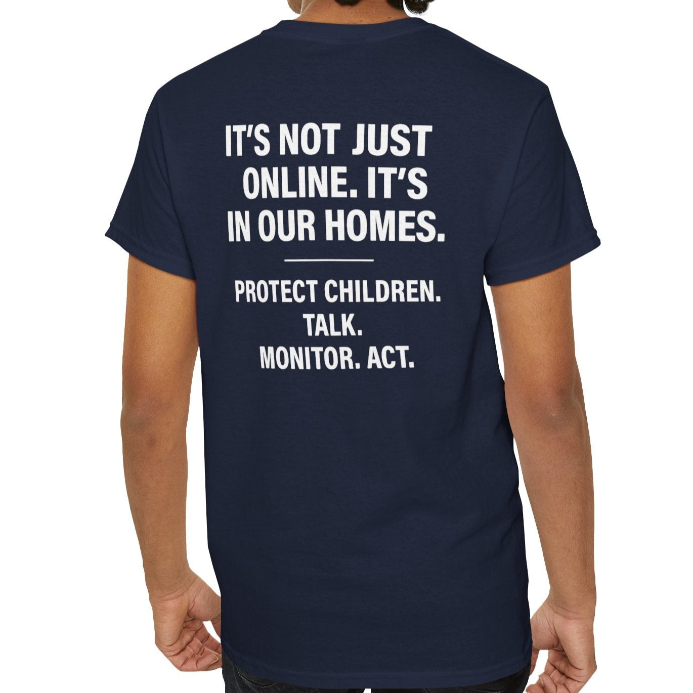 Protect Our Kids Awareness T-Shirt – It Starts at Home
