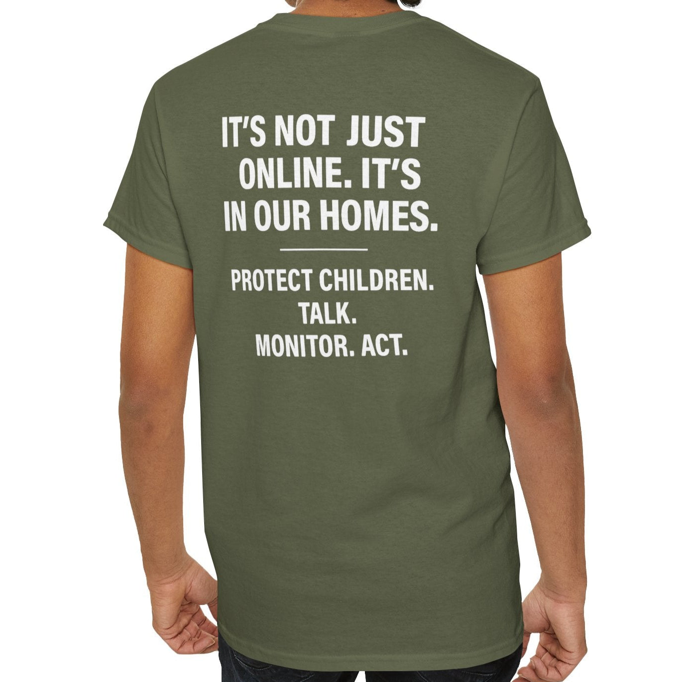 Protect Our Kids Awareness T-Shirt – It Starts at Home