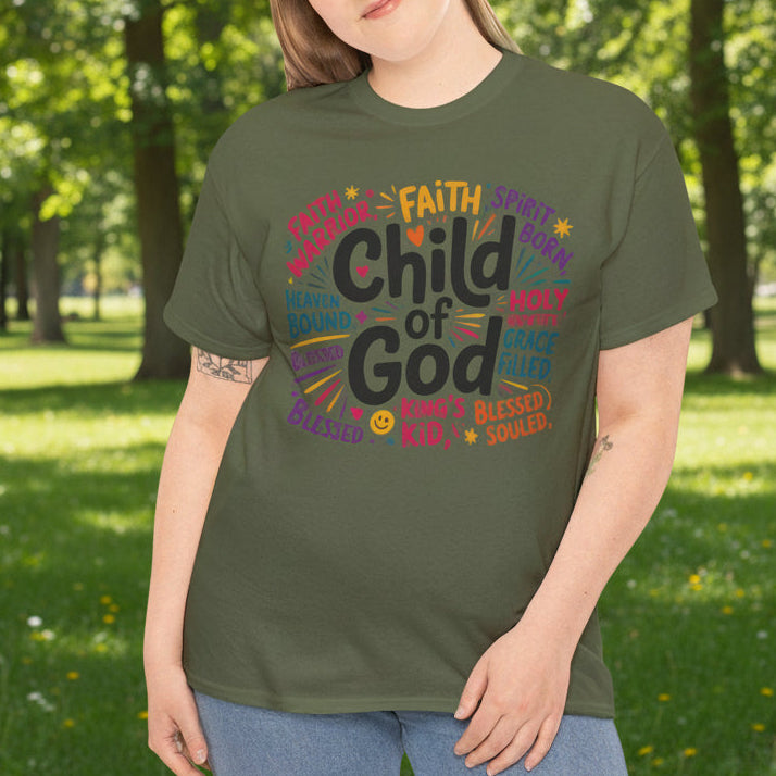 Child of God T-Shirt – Christian Faith Tee - Kim’s Signature Beauty & Accessories    
