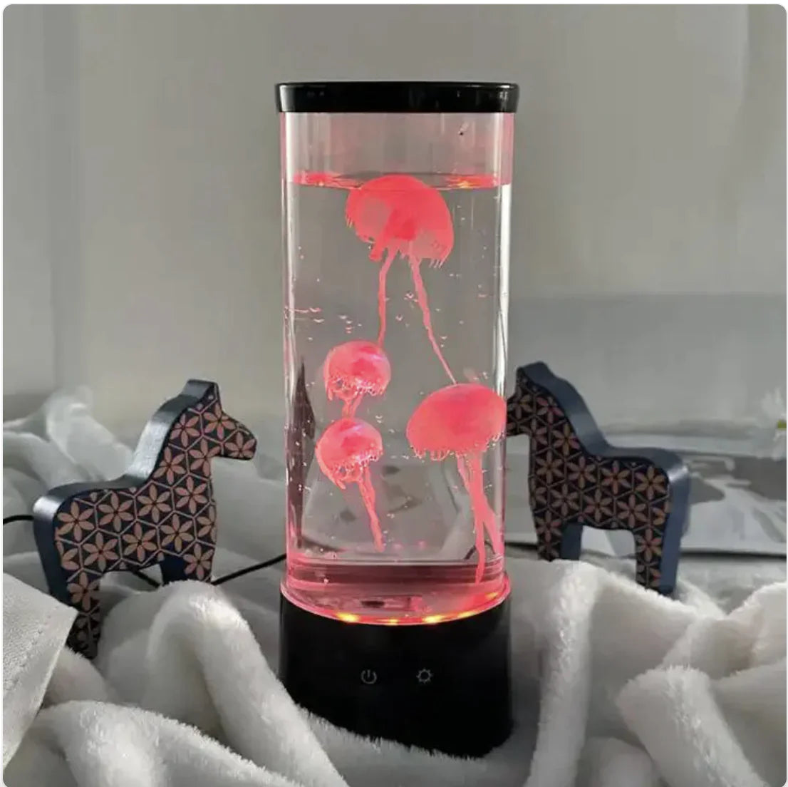 9-Inch LED Colorful Jellyfish Night Lamp - Kim’s Signature Beauty & Accessories    