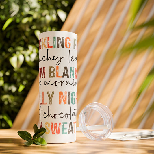 Fall Campfire Skinny 20oz Tumbler - Kim’s Signature Beauty & Accessories    (Store description)