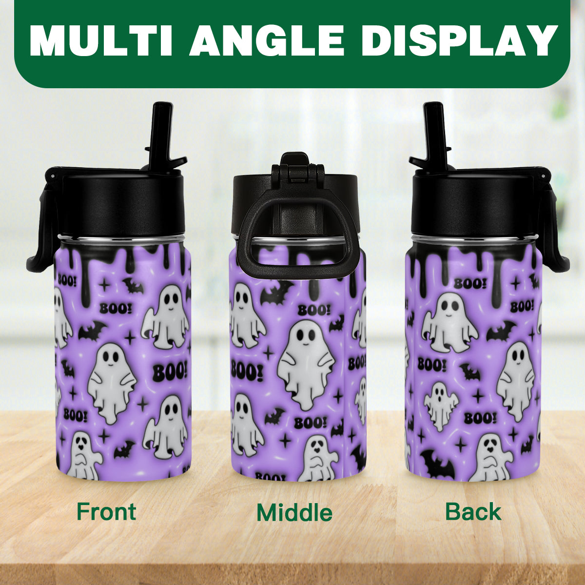 Boo & Ghost Halloween 12oz Tumbler - Kim’s Signature Beauty & Accessories    (Store description)