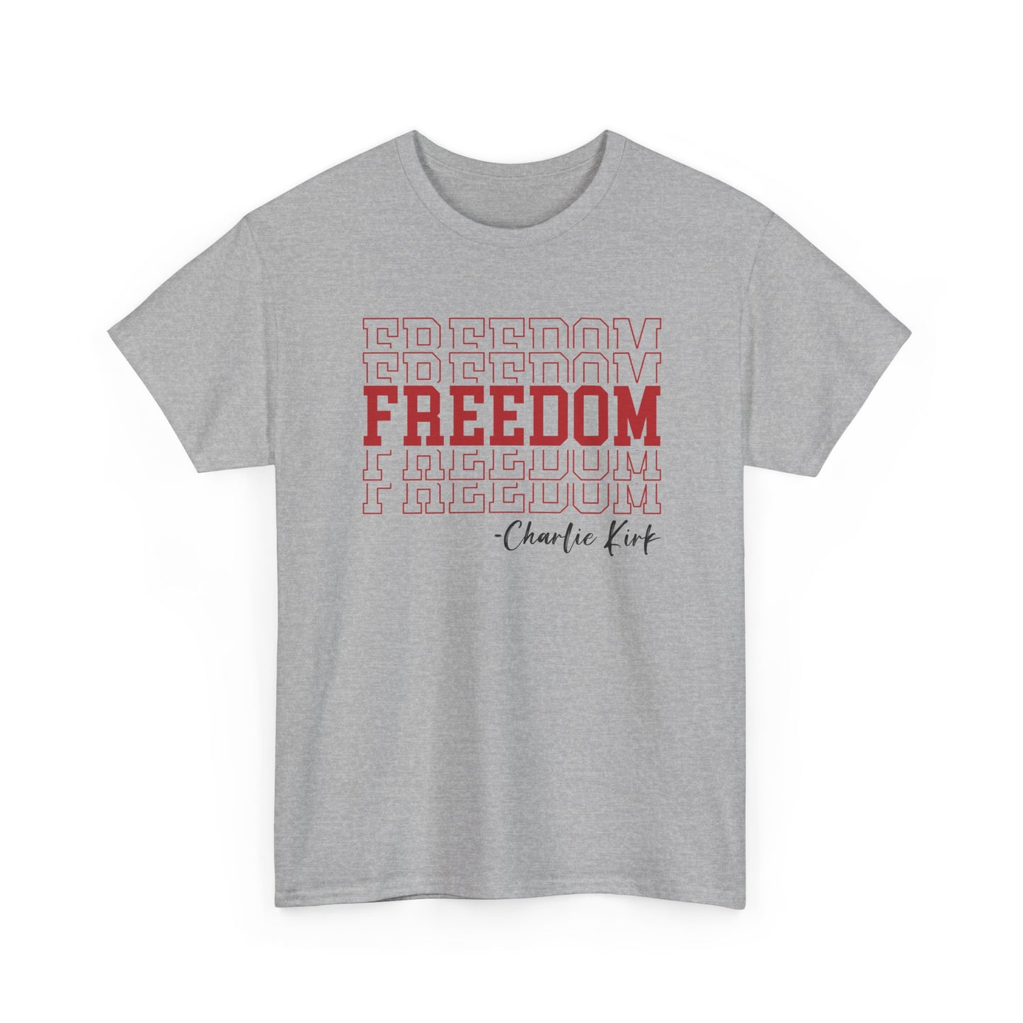 Freedom Unisex Cotton Tee - Comfortable Shirt for Everyday Wear, Versatile Gift, Perfect for Holidays & Celebrations - Kim’s Signature Beauty & Accessories    