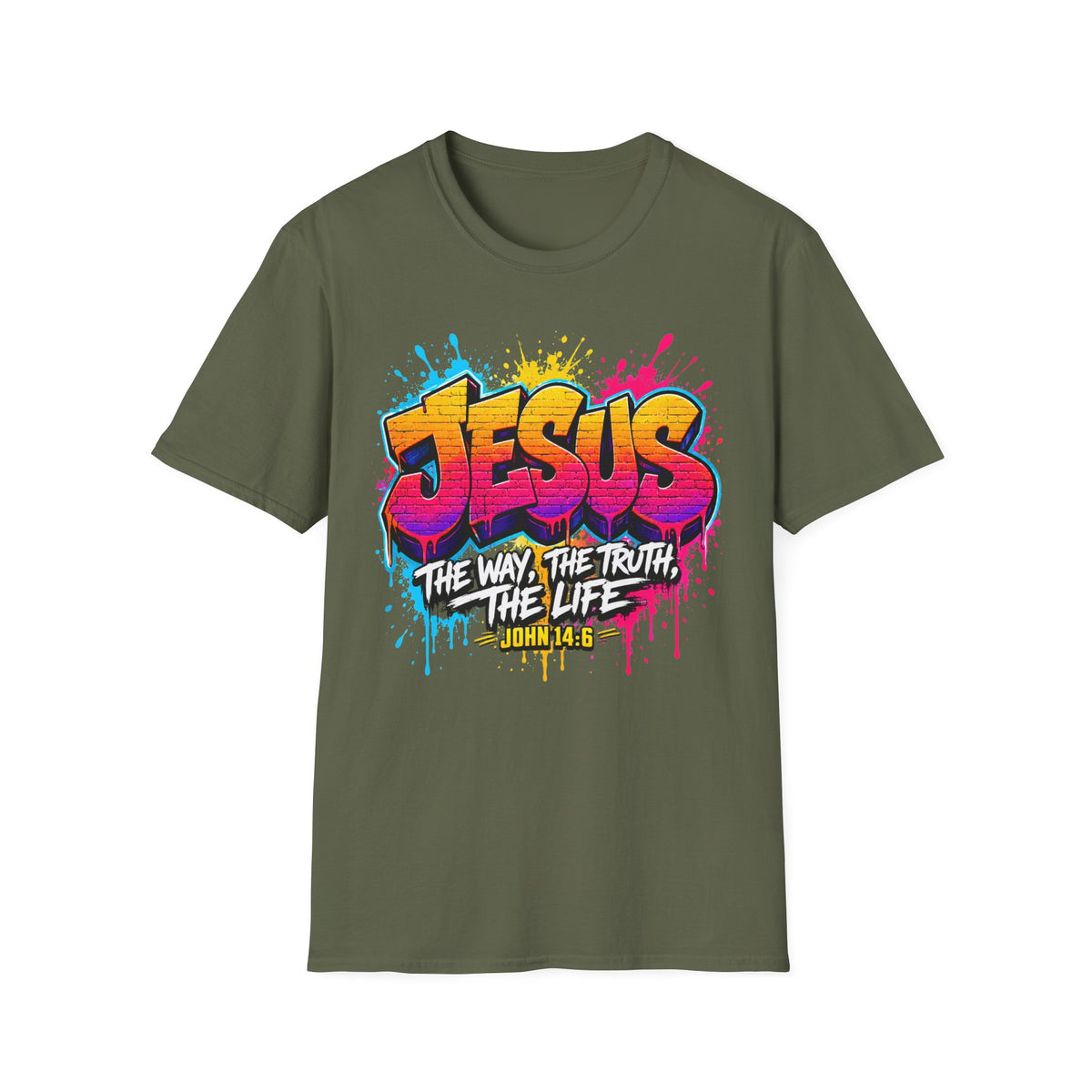 Jesus “The Way, the Truth, the Life” Christian T-Shirt