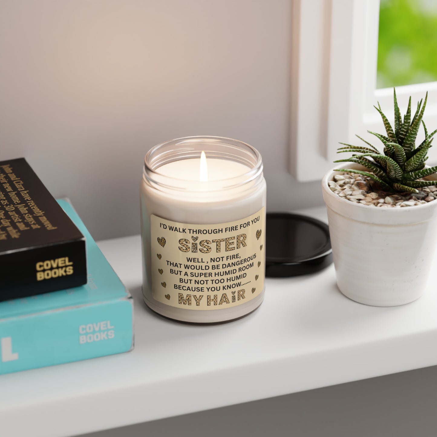 Sister, My Hair Scented Soy Candle, 9oz - Kim’s Signature Beauty & Accessories    