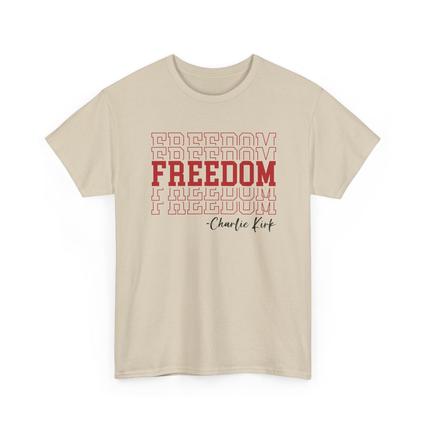 Freedom Unisex Cotton Tee - Comfortable Shirt for Everyday Wear, Versatile Gift, Perfect for Holidays & Celebrations - Kim’s Signature Beauty & Accessories    