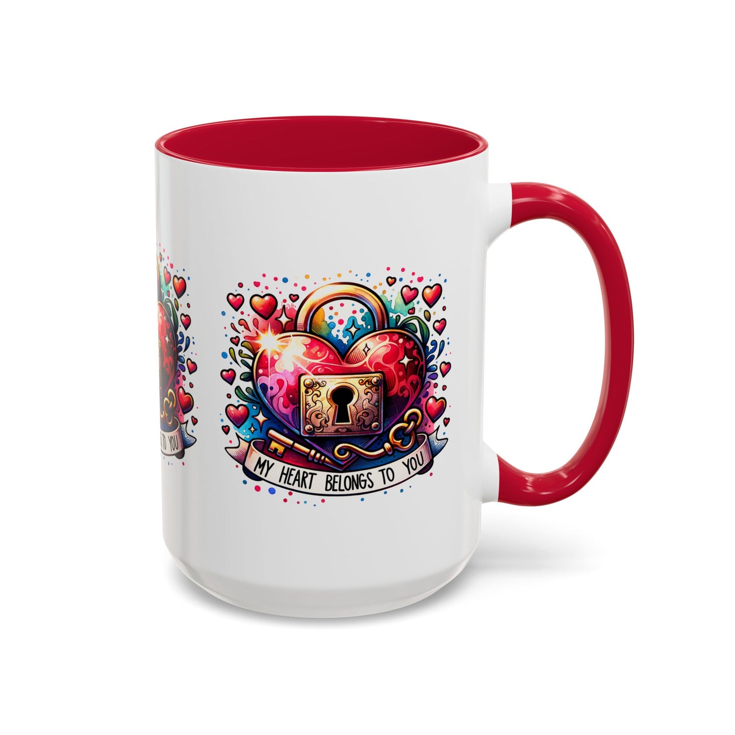 My Heart Belongs to You Colorful Mugs (11oz, 15oz)