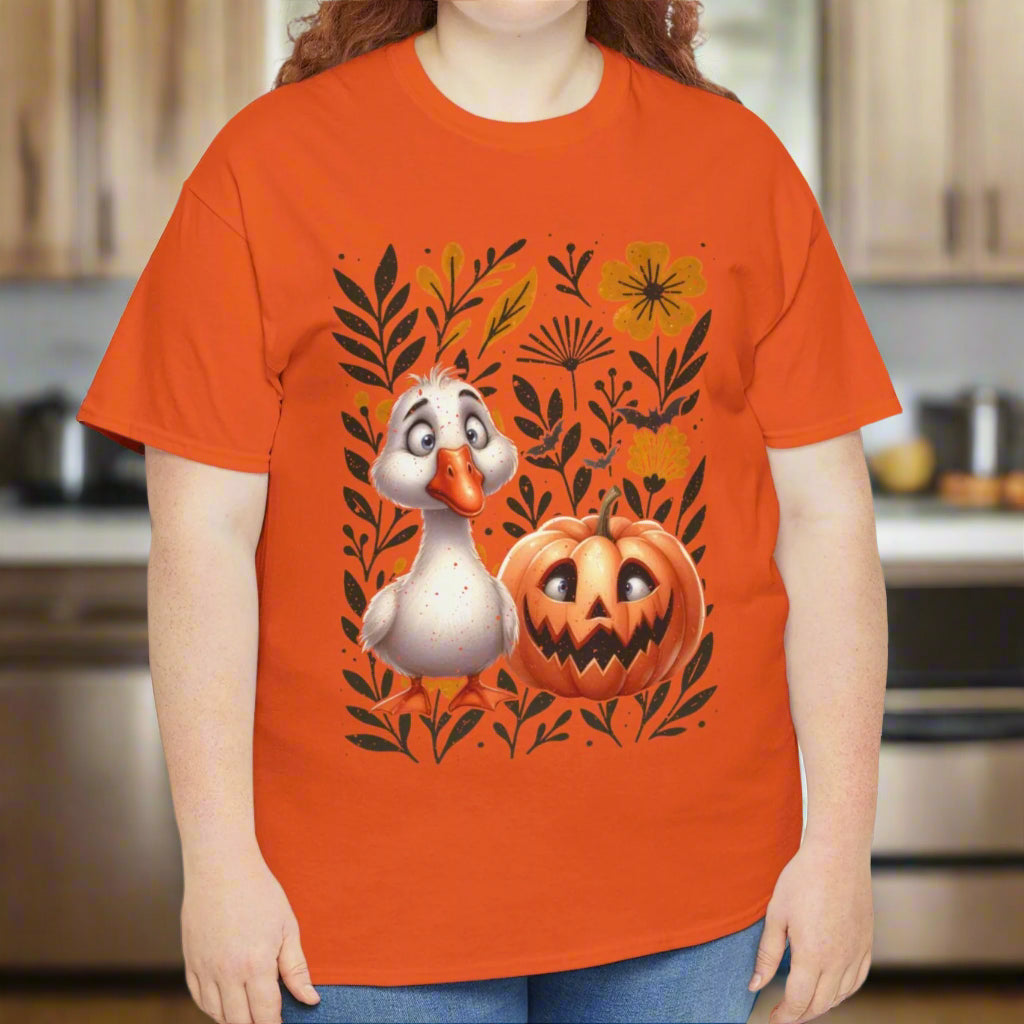 Goose & Pumpkin T-Shirt – Cute Fall Tee for Autumn - Kim’s Signature Beauty & Accessories    