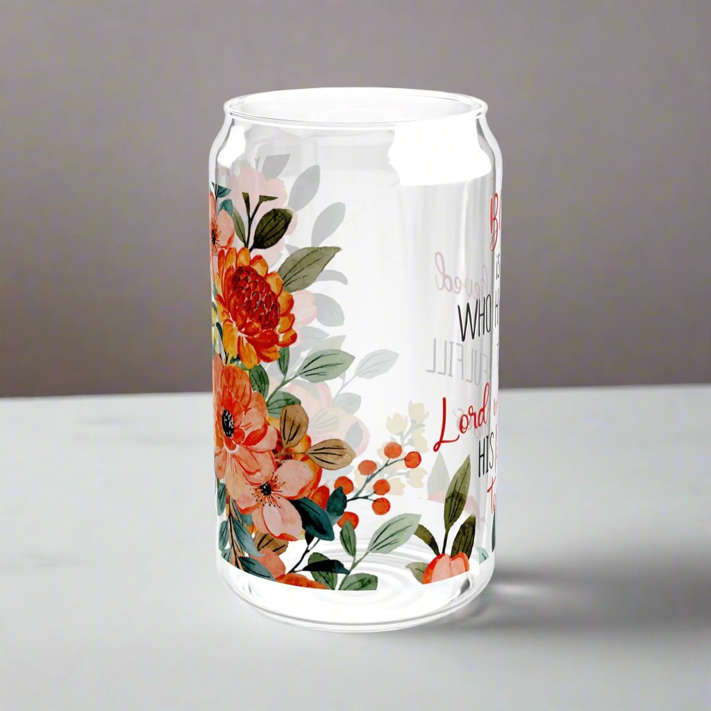Blessed is She Glass Sipper - Kim’s Signature Beauty & Accessories    (Store description)