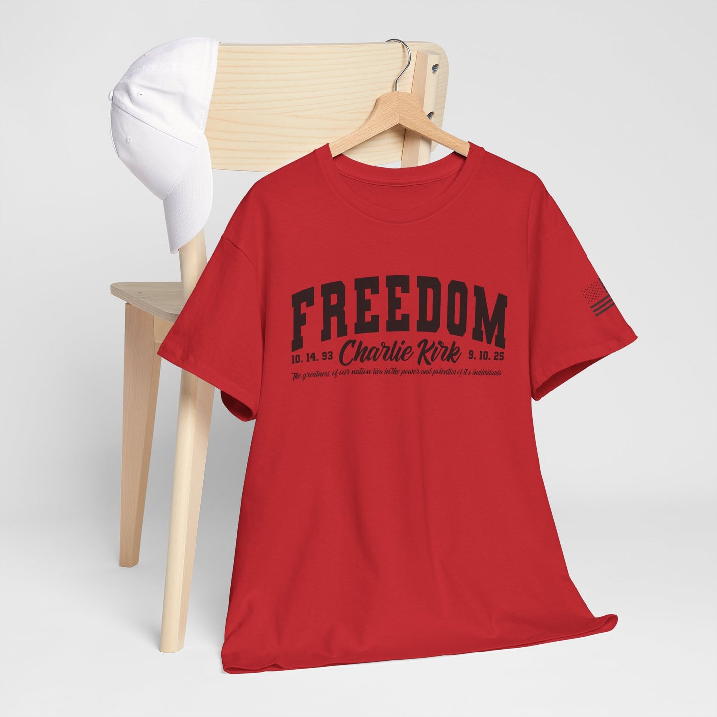 Freedom USA | Stylish Casual Wear, Comfortable Big Sizes, Unisex Cotton Tee - Kim’s Signature Beauty & Accessories    