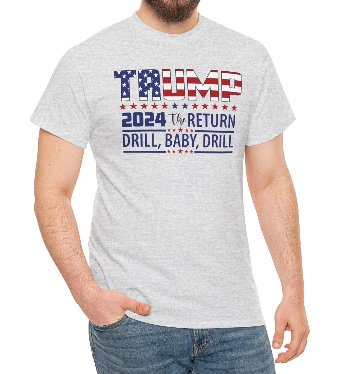 Trump- Drill Baby Drill | Tee - Kim’s Signature Beauty & Accessories    (Store description)