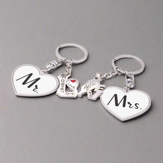 Mr. & Mrs. Couple Magnetic Keychain - Kim’s Signature Beauty & Accessories    (Store description)