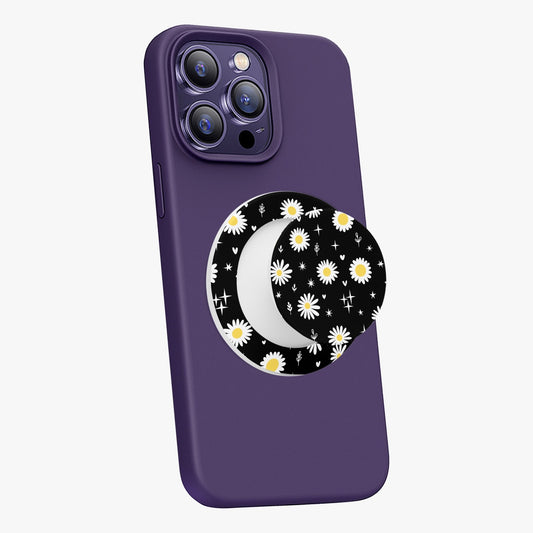 Flowered Magnetic Collapsible Grip And Stand - Kim’s Signature Beauty & Accessories    