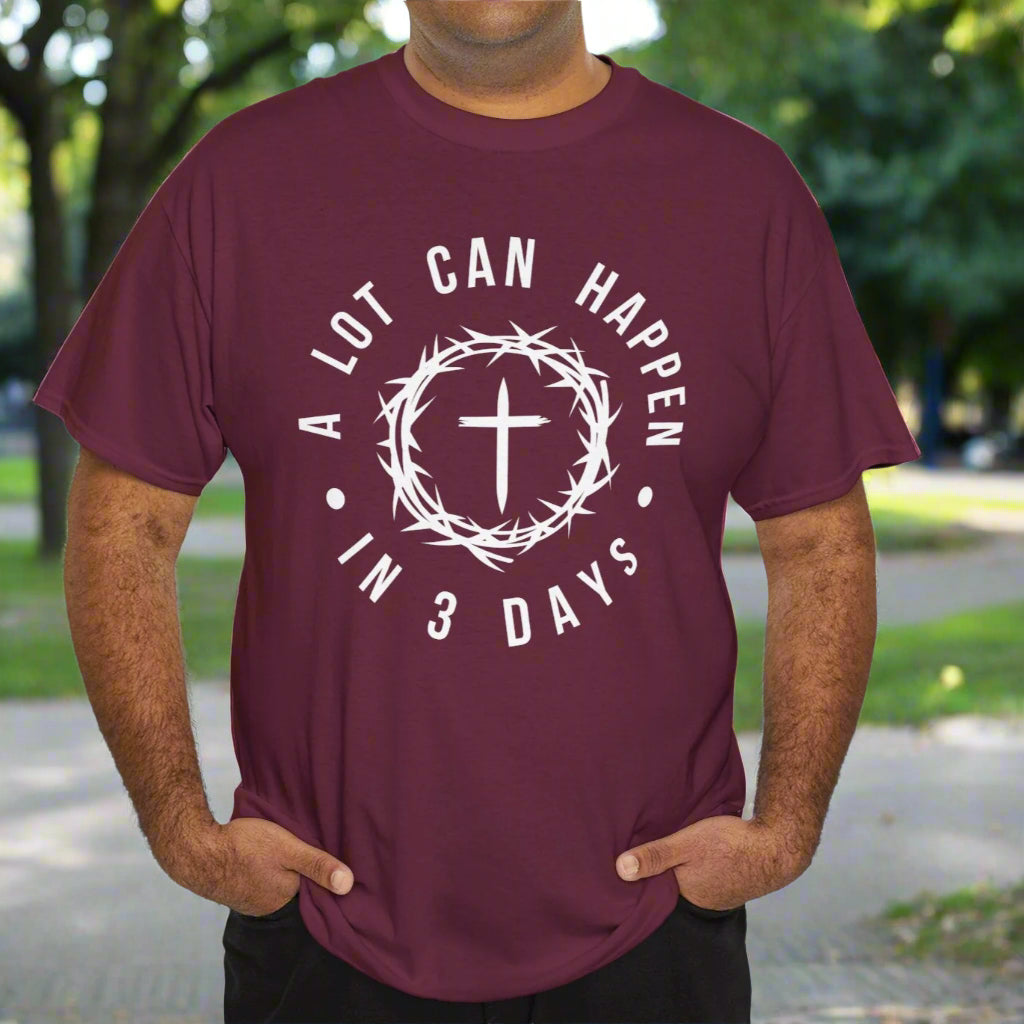 A Lot Can Happen in 3 Days Tee - Kim’s Signature Beauty & Accessories    