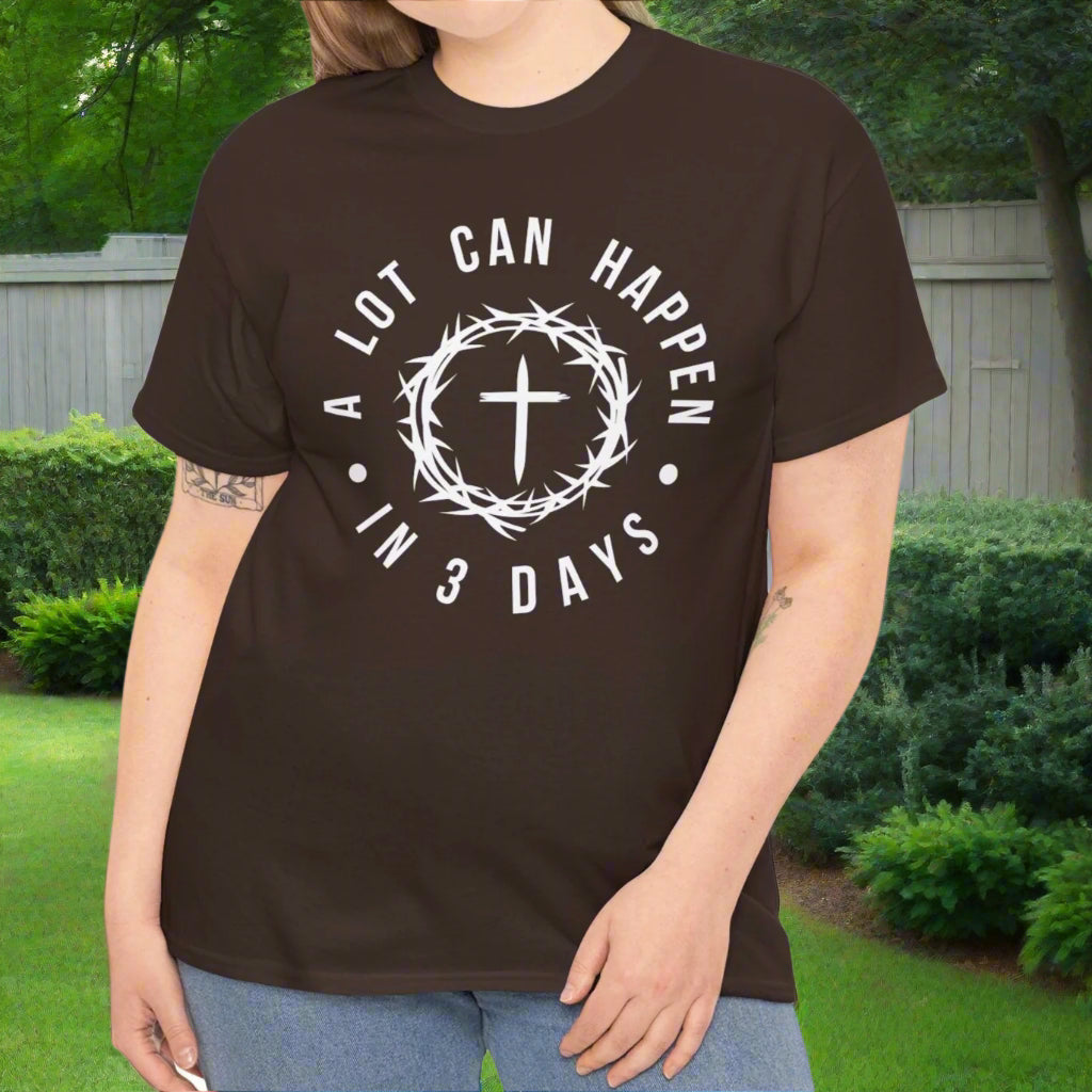 A Lot Can Happen in 3 Days Tee - Kim’s Signature Beauty & Accessories    