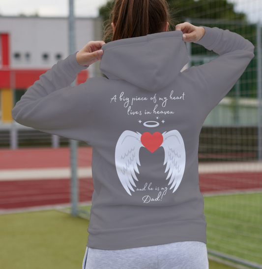 A Piece of My Heart Is in Heaven - Dad Tribute Hoodie - Kim’s Signature Beauty & Accessories    