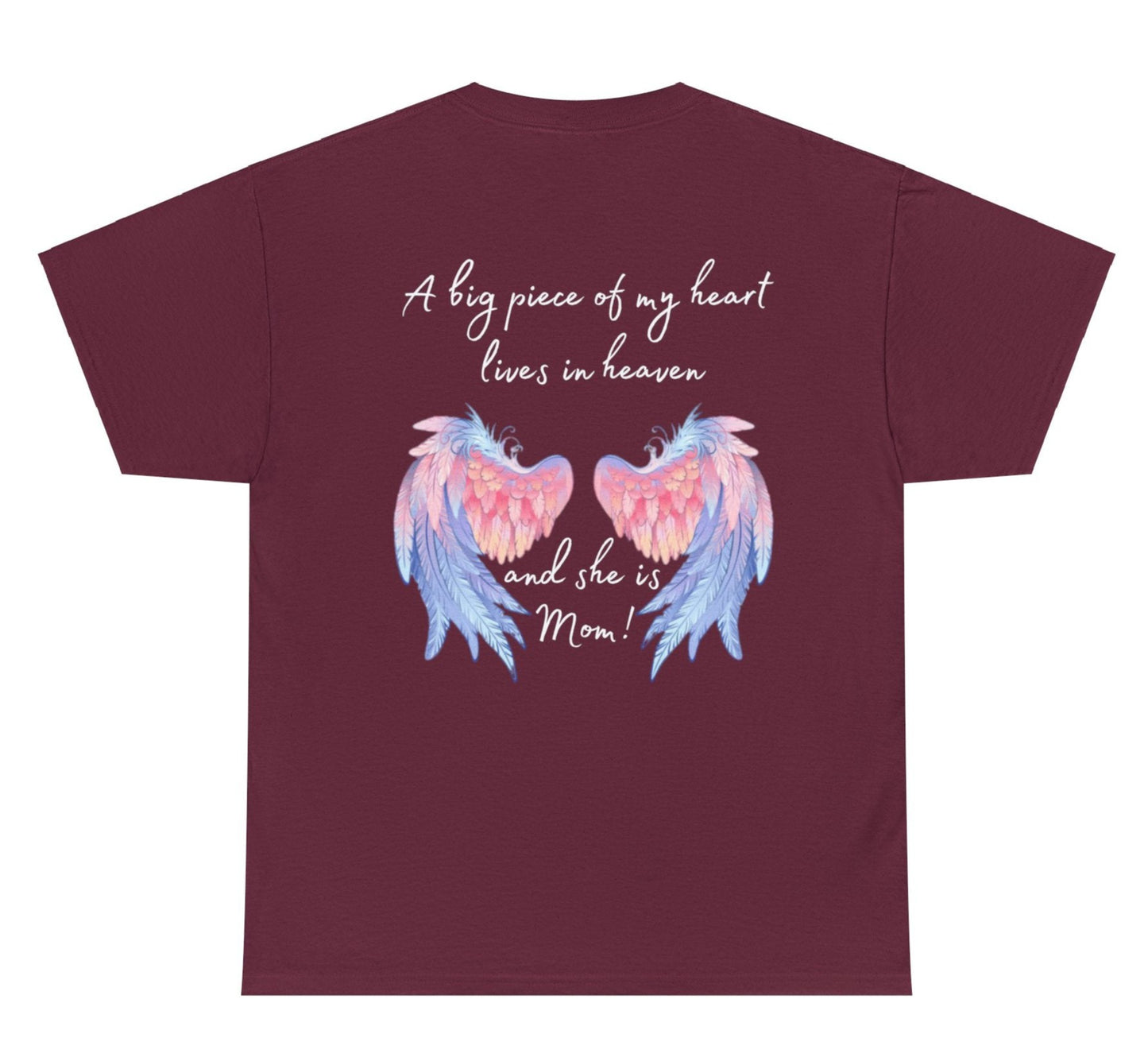 A Piece of My Heart Is in Heaven - Mom Tribute Shirt - Kim’s Signature Beauty & Accessories    