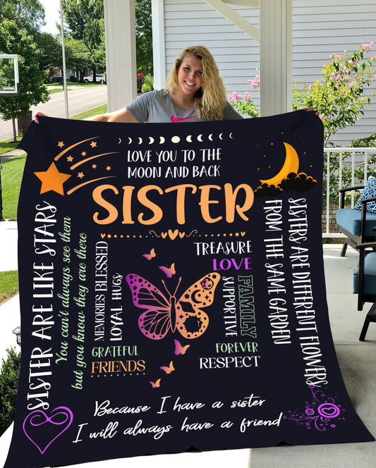 A Sister, A Friend Blanket | Heartfelt Keepsake - Kim’s Signature Beauty & Accessories    