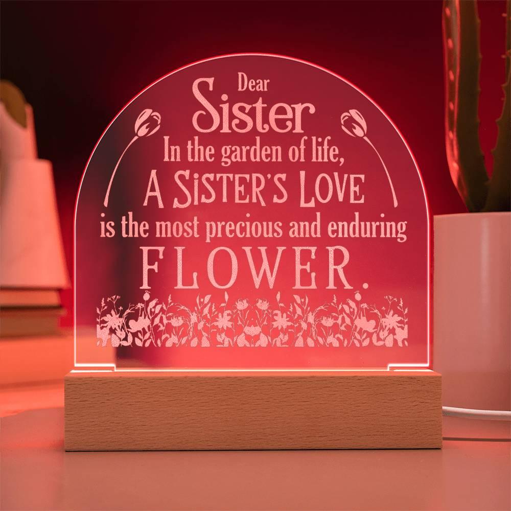 A Sisters Love | Acrylic night light - Kim’s Signature Beauty & Accessories    