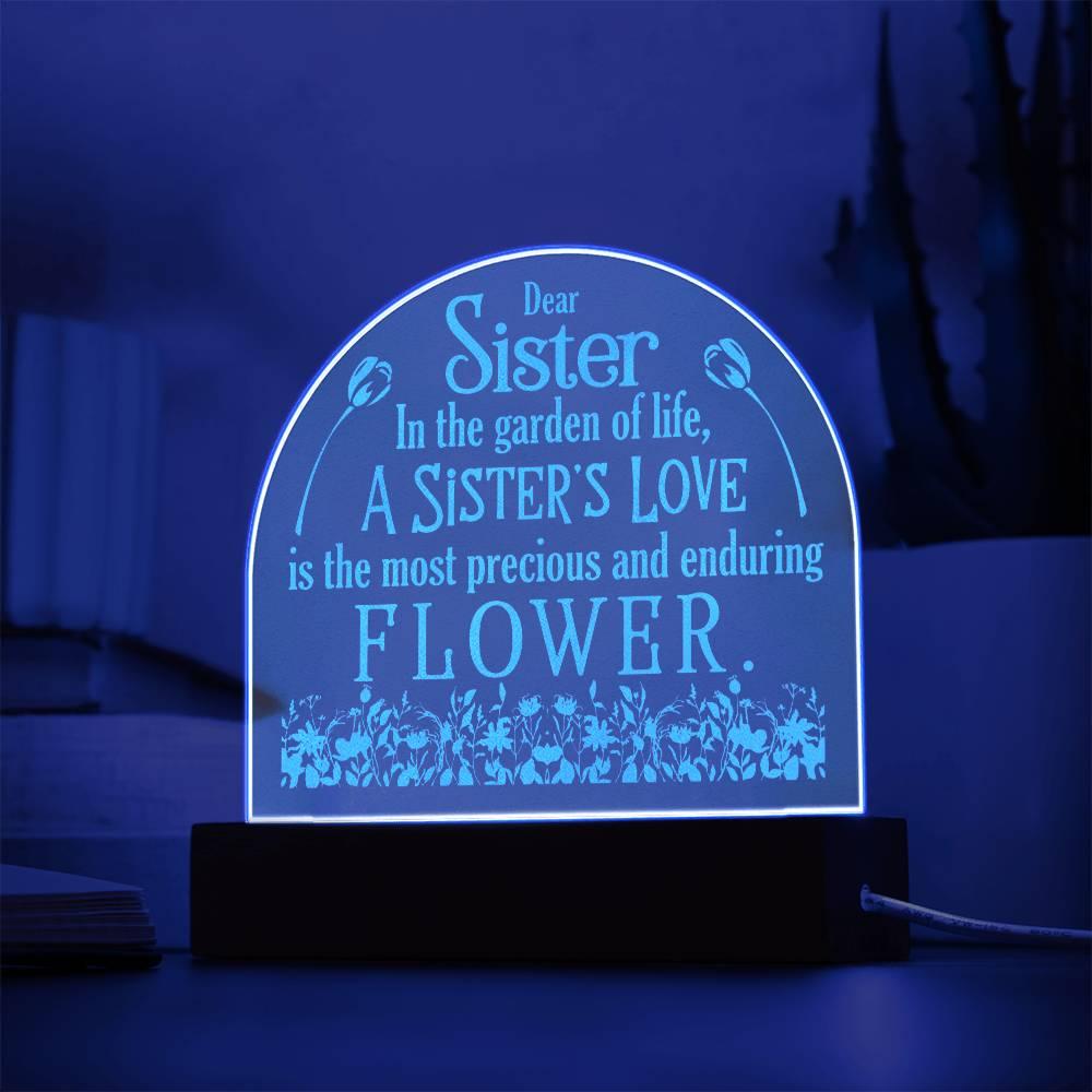 A Sisters Love | Acrylic night light - Kim’s Signature Beauty & Accessories    