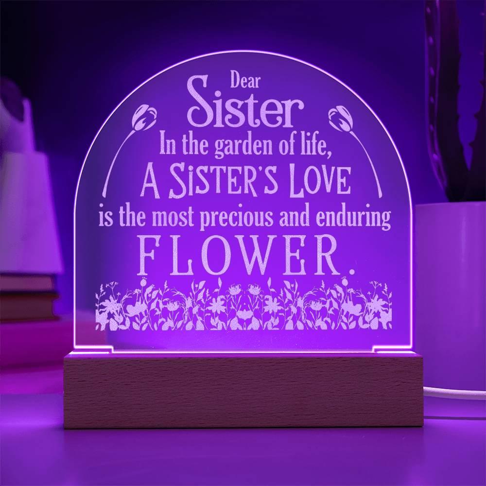A Sisters Love | Acrylic night light - Kim’s Signature Beauty & Accessories    