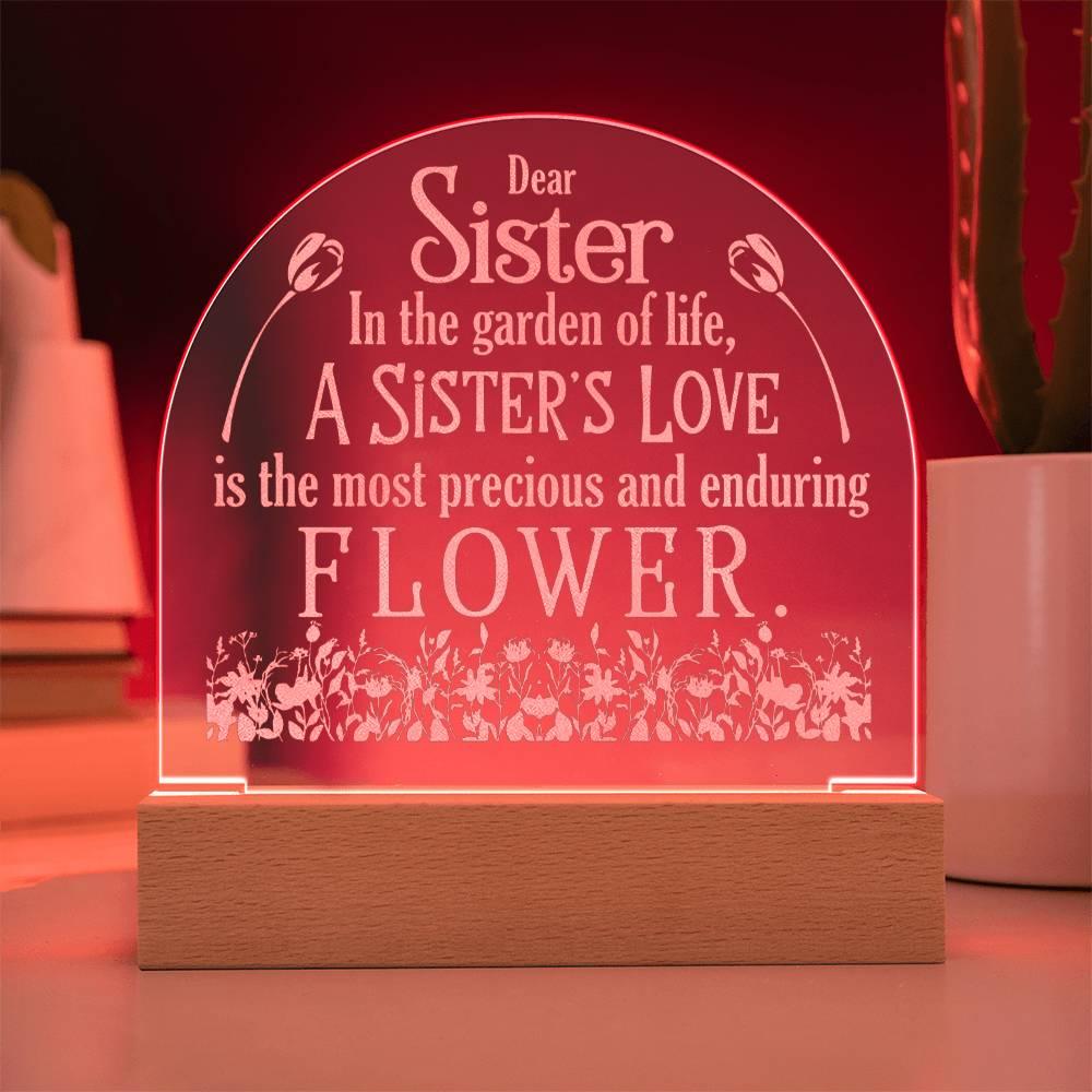 A Sisters Love | Acrylic night light - Kim’s Signature Beauty & Accessories    