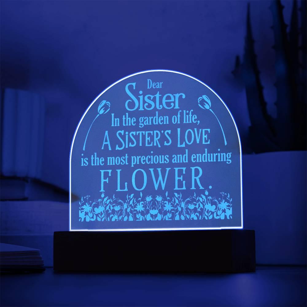 A Sisters Love | Acrylic night light - Kim’s Signature Beauty & Accessories    
