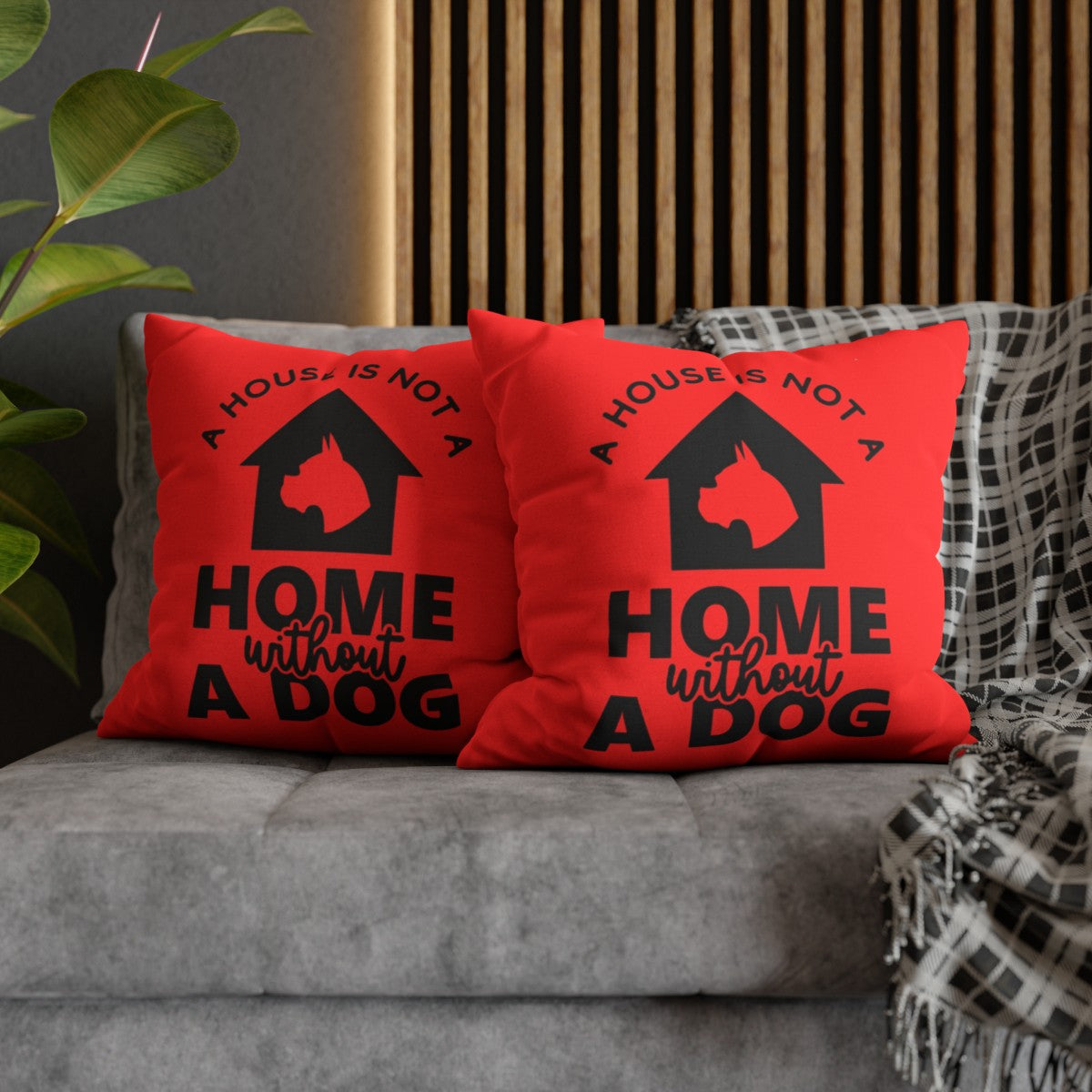 A house is not a house Pillowcase - Kim’s Signature Beauty & Accessories    