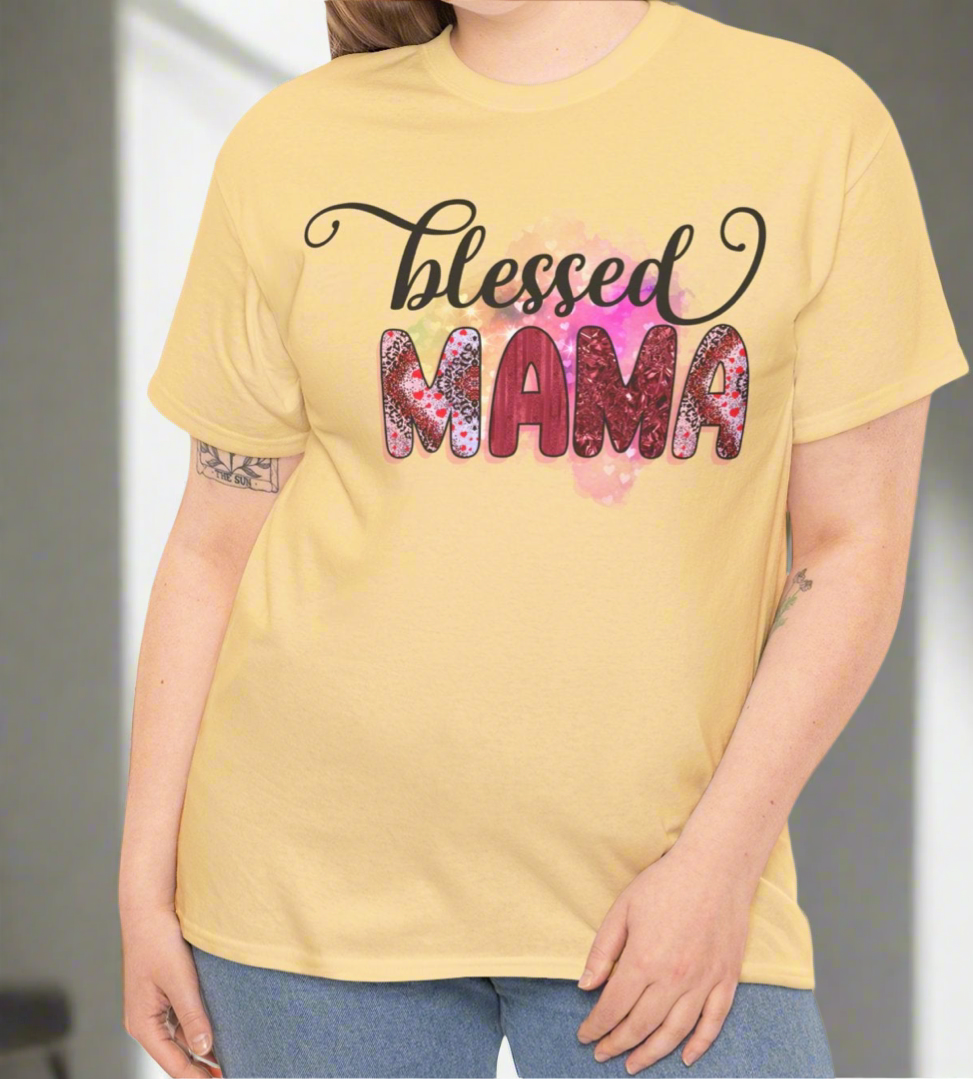 Blessed Mama | Cotton Tee - Kim’s Signature Beauty & Accessories    