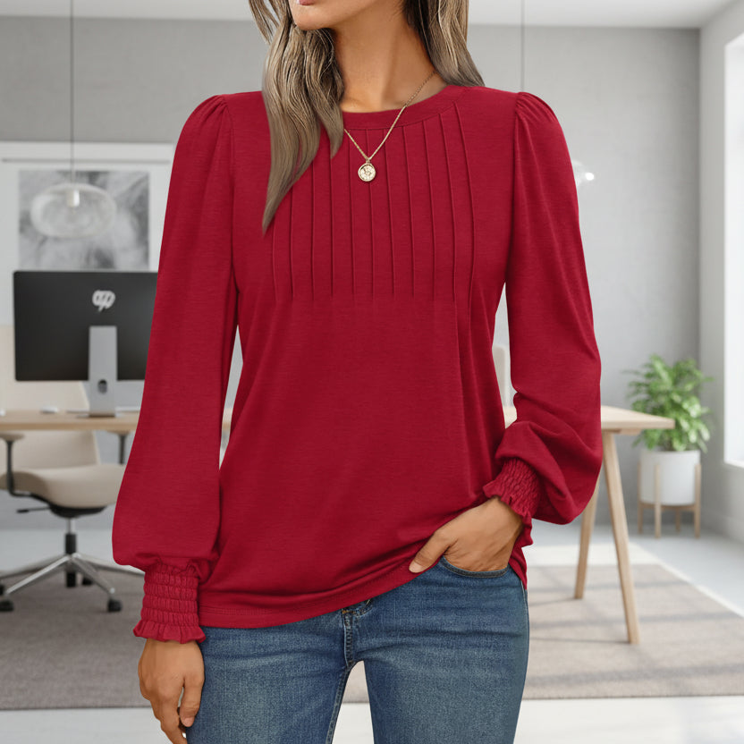 AUTOMET Long Sleeve Casual Blouses - Kim’s Signature Beauty & Accessories    