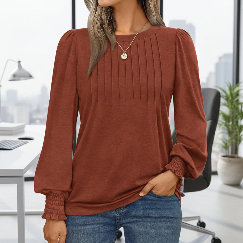 AUTOMET Long Sleeve Casual Blouses - Kim’s Signature Beauty & Accessories    
