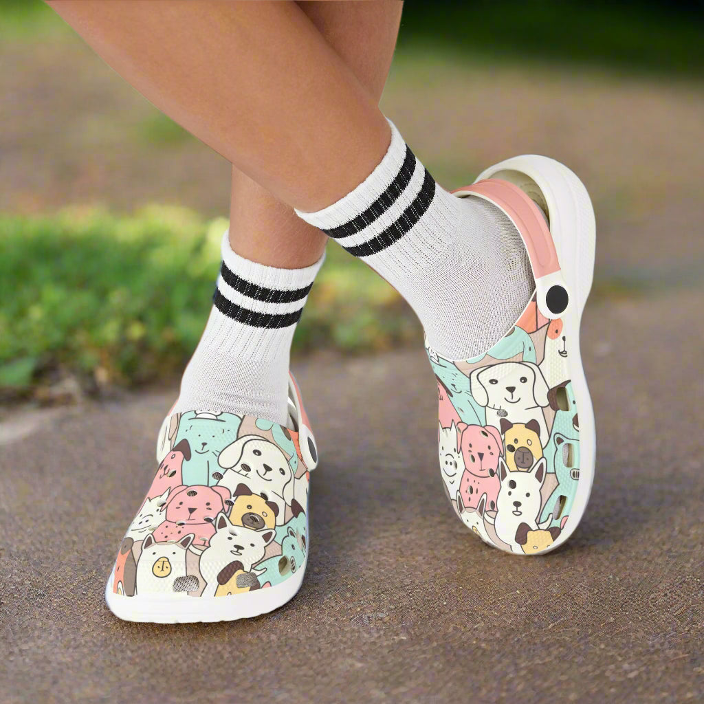 Adorable Animal Print Kid's EVA Foam Clogs - Fun and Comfortable Footwear for Playtime - Kim’s Signature Beauty & Accessories    