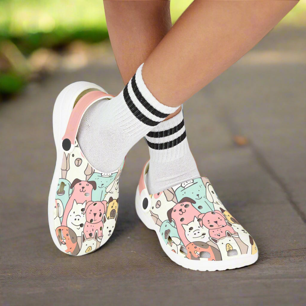 Adorable Animal Print Kid's EVA Foam Clogs - Fun and Comfortable Footwear for Playtime - Kim’s Signature Beauty & Accessories    