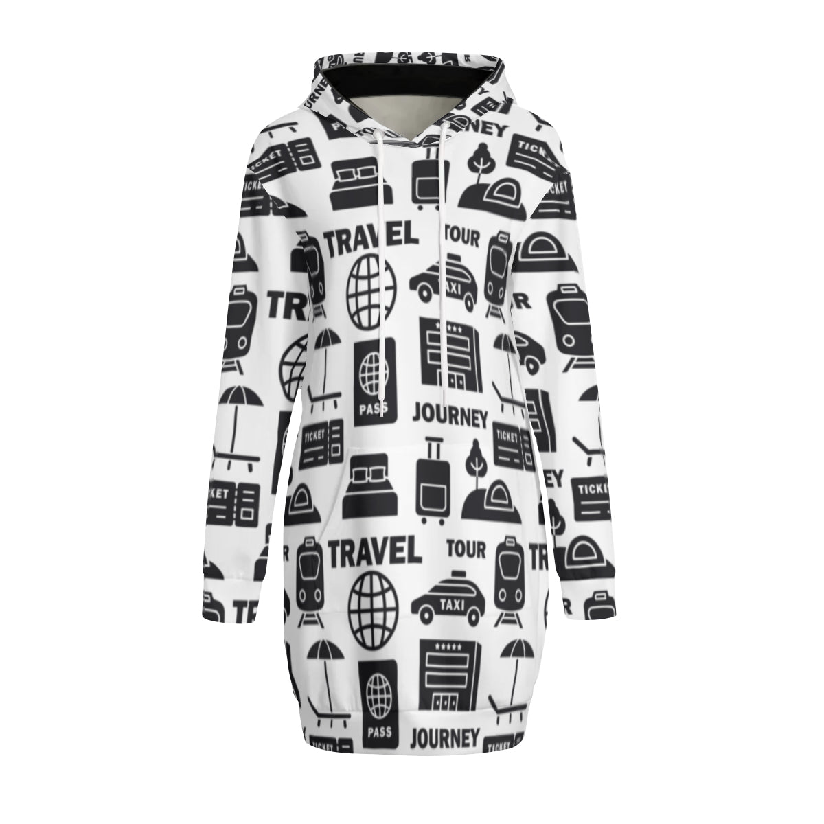 Adventure Awaits Travel Hoodie Dress - Kim’s Signature Beauty & Accessories    