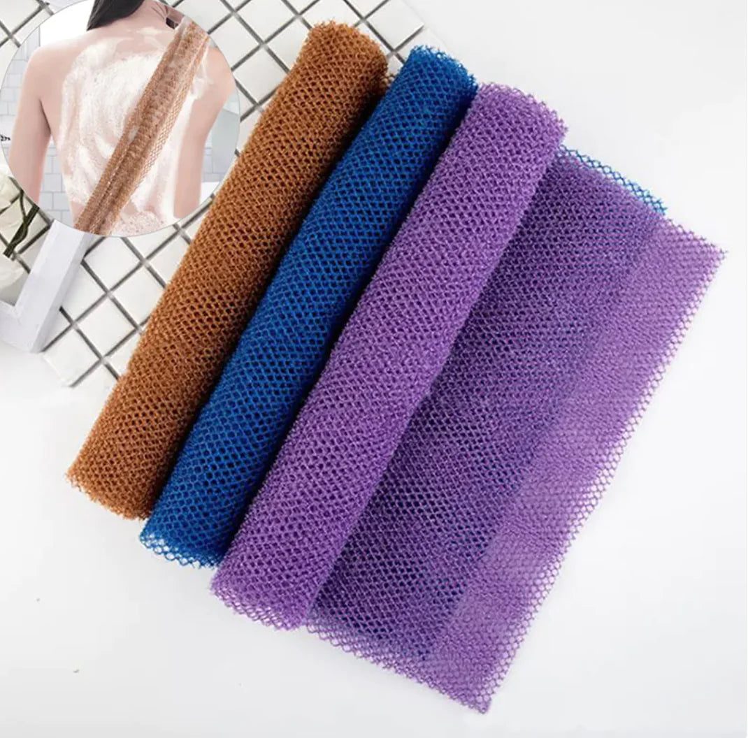 African Long Net Exfoliating Shower Scrubber - Kim’s Signature Beauty & Accessories    
